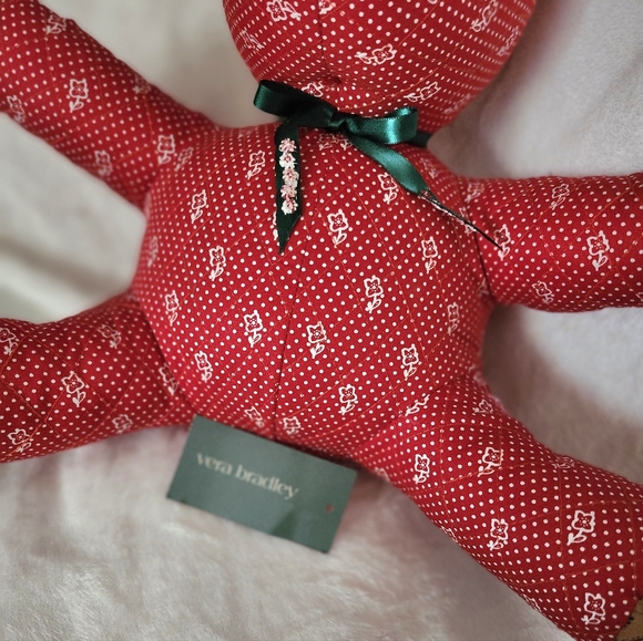 Vera Bradley Dotty Floral Teddy Bear 🧸 - Picture 8 of 10